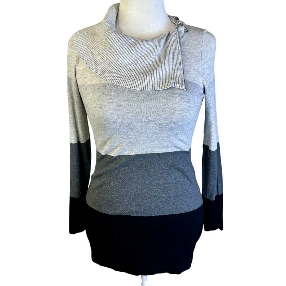 INC International Concepts Long Sleeve Cowl Neck Sweater Size M